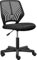 Yaheetech Silla Escritorio de Oficina Ergonómica Silla Giratoria Altura Ajustable sin Reposabrazos Asiento Malla Negro