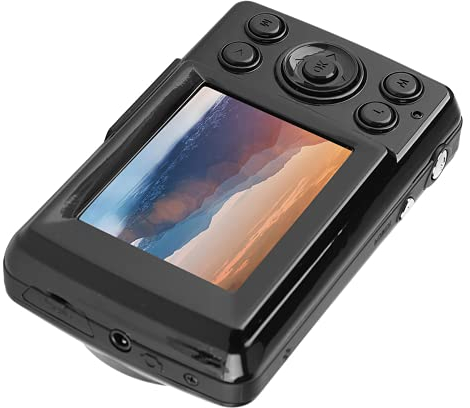 Kleine Kamera 35mm Camera robuste und langlebige Digitalkamera 16X Zoom mit 2,4 Zoll großem Bildschirm für den Heimgebrauch auf Reisen(Schwarz) einwegkamera Compacts et Bridges
