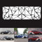 MIOLOE 1 Stück Auto Körper Aufkleber Freistehende Dreieck Grafik Aufkleber Vinyl Auto Aufkleber wasserdichte Auto Seitentür Schürzen Dekoration Universal, 200x60cm (Weiß)