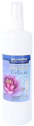 Duggert Deluxe Brillenspray mit Lotus-Effekt 250 ml Sprühflasche