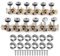 Clé D'accordage de Guitare, Tête Machine D'accordeur de Cheville D'accord Corde de Guitare 12 Cordes 6L 6R Tête Clé D'accordage de Cordes Guitare pour Guitare Acoustique ou électrique