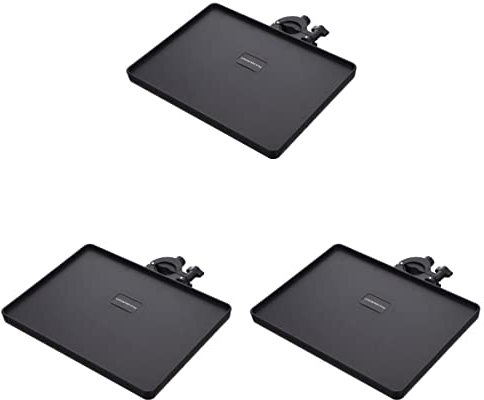 Milisten 3 Stück Mikrofonständer Notenständer Regal Notenständer Tablett Halter Mikrofon Ständer Tray Befestigung Tray Halter Mikrofon Ständer Tray Halter Mikrofon