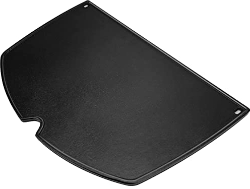 Denmay 6560 45,2 x 31,5 cm Gusseisen Grillplatte für Weber Q300 Q320 Q3000 Q3200 Q3400 Gasgrills, Grillpfanne Ersatzteil, Gusseisen Griddle Platte zubehör für Weber 6506