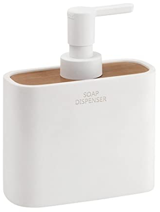 KIAMAMI VALENTINA alisso Seifenspender 300 ml Bambus weiß