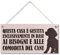 CARISPIBET Questa casa è | segni decorativi di benvenuto targhe decorazione della casa decorazioni interne 15 x 30 cm