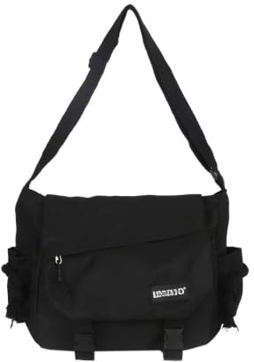Pbkabiug Süße Nylon-Umhängetasche für Damen, Kawaii-Schultertasche, Umhängetasche mit Kawaii-Zubehör, ästhetische Tragetasche