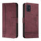 Trugox Handyhülle für Samsung Galaxy A71 / SM-A715 Hülle Klappbar Klapphülle mit Kartenfach Handytasche Handy Schutzhülle Tasche Leder Wallet Flip Case Slim Book Cover - Bordeauxrot