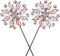 VEWOGARDEN 2 x Metall-Windspiele, wasserdichte Windskulpturen und Spinner, kleine Gartenkunst, Outdoor-Windspiel, kinetische Windspiele für Hof und Rasen