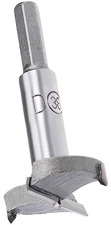 Boxonly Woodworking Hole Opener Drill Bit 38mm Forstner Drill Bits Tungsten Carbide Wood Hole Saw Hinge Drilling Bit Cutter