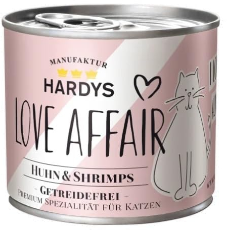 (Love Affair, Huhn und Shrimps, Katzennassfutter, 200 g (Produkt AUS Deutschland)