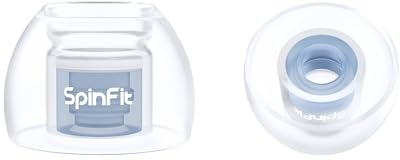 SpinFit Omni for True Wireless Earbuds & IEMs – MS – Patentierte Silikon-Ohrstöpsel für Ersatz (1 Paar) (3,7 mm Düsendurchmesser)