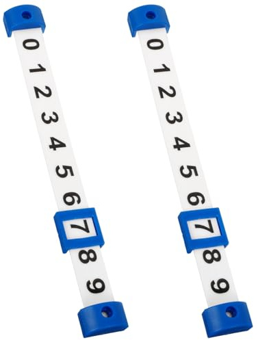 GANAZONO 2 Stück Tischfußballzähler 10 Zahlen Scoring Score Counter Indikator Kicker Score Counter Für Kickertische Spieltisch Ersatzteil