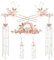 Épingle à cheveux chinois pavage chinois bâtons de cheveux chinois hanfu longs coiffure coiffure berline épingles de cheveux traditionnels classiques à la main bijoux accessoires de bijoux accessoires