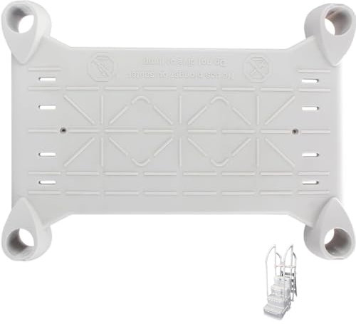 IWIWE Platform Replacement for Above Ground BiltMor Swimming Pool Step (Gery)