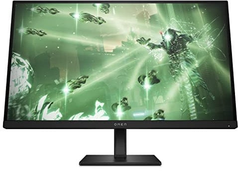 HP OMEN 27q - Pantalla para Juegos (27, 165 Hz, 1 ms, QHD, 2560 x 1440 píxeles, 16:9, antirreflejo, Altura Ajustable, HDR, AMD Freesync Premium, Altavoces Integrados)