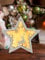 APODESS 30LED Led Stern Leuchtsterne Weihnachten Holzstern Weihnachtsdeko Zum Hinstellen Weihnachtsstern Beleuchtet Innen Tischlampe Stern Tischleuchte Weihnachts Tischdeko