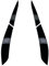 Hinten Scheinwerfer Augenlider Augenbrauen für VW für Golf 6 Standard Mk6 GTI R 2008 2009 2010 2011 2012 2013 Schwanz Lichter Abdeckung Lampe Aufkleber
