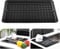 KitchenRaku Abtropfmatte aus Silikon, Abtropfmatte Geschirr (Schwarz, 40x60cm)