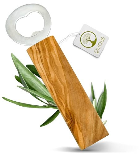 Flaschenöffner, Olivenholz - Handgemachter Bieröffner als individuelles Geschenk (Classic)