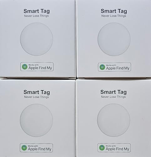 Oscanna Tracker Tag Compatibile con Apple Find My Like Airtag, confezione da 4