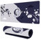 JENCVNL Tapis de Souris de Jeu, 800x300mm XL Tapis Souris Gaming Grand Tapis Bureau Antidérapant Étanche pour Macbook, Pc, Ordinateur - Améliore la précision et la Vitesse (Noir 1)