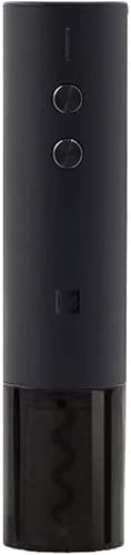 MISTPURE Abridor de Botellas de Vino eléctrico: sacacorchos automático Recargable, abridor de Vino electrónico, sacacorchos eléctrico, Acero Inoxidable.(Black)