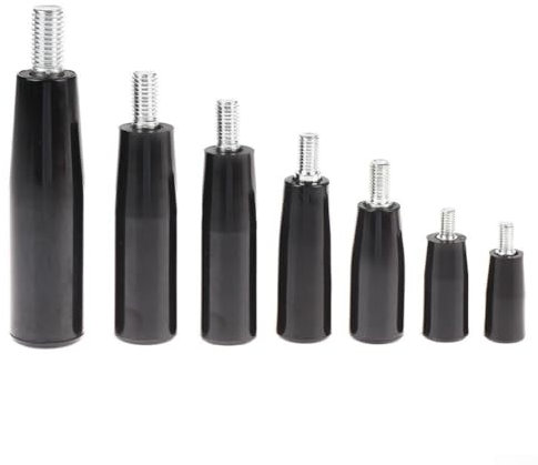 ZMdooreasy Revolving Handwheel Machine Handles Set of 2 for Milling Machines, Lathes, and Grinders (M10*63)