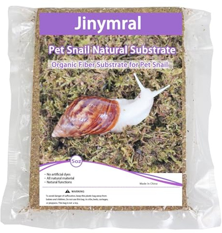 Jinymral 160g Substrat für Haustier Schnecke, der ideale Artikel für den Lebensraum der Schnecken