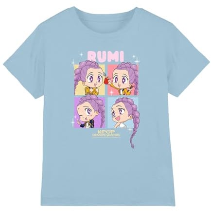 Kpop Demon Hunters Unisex Kids Kpop Demon Hunters - Huntrix Rumi Chibi Boxes Kids T Shirt T-Shirt