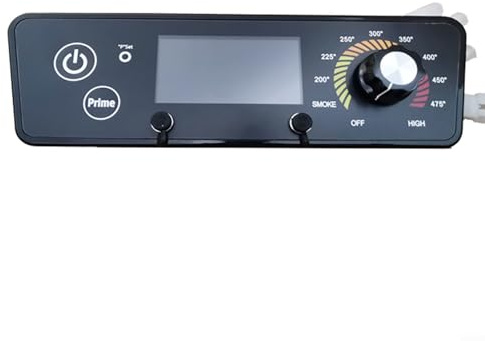 Digitale Thermostat-Steuerplatine für Holzpellet-Grill P7340 700 mit LCD-Bildschirm, doppelter Fleischsonden-Schnittstelle und einstellbaren Heizstufen