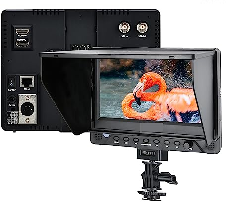 Monitor da Campo 7 pollici 4K HD Videocamera Monitor Display Field SDI AV Input Output LCD 1024x600