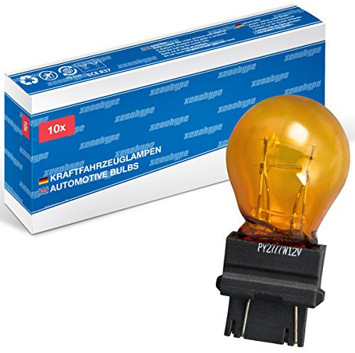 XENOHYPE 10x PY27/7W Premium WX2,5x16q 12 Volt 27/7 Watt 3757A US Type