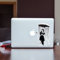 Wandaufkleber, Motiv Mädchen mit Regenschirm, Banksy-Design, Vinyl, Vinyl, Large - 20x12cm