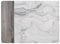 Creative Tops - Set di 6 tovagliette con retro in sughero, rettangolari, colore: Bianco/Grigio, 30 x 23 cm
