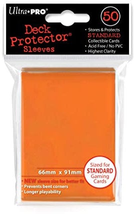 Ultra Pro Deck Protector Sleeves (Orange)