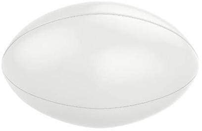 We Print Balls Rugbyball, gummiert, ohne Marke, Größe 5, Weiß