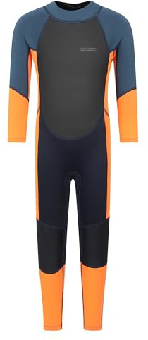 Mountain Warehouse Kids Full 2mm Wetsuit for Boys & Girls Bright Orange 13y