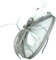 Großer Haarreif für Damen, Fascinator für Hochzeiten, Rennen, Ascot auf einem schlanken Haarreif, grau, L