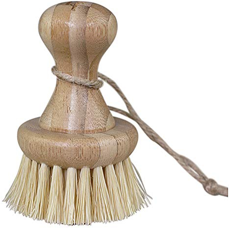 Vegetable Brush Natural Bamboo Brush Head Made of Plant Fibres Kitchen Accessories Mushroom Brush Fruit Brush