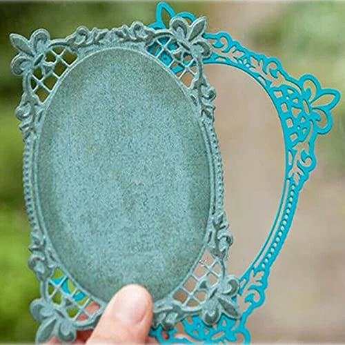 Plantillas de corte para hacer tarjetas, YunTrip con marco rectangular de encaje de corte de metal, plantillas troqueladas para manualidades, álbumes, papel decorativo para tarjetas de felicitación