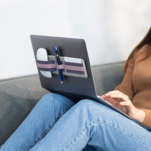 Beblau | SHIFT | tragbarer Organizer mit Klebstoff für Laptop, Kabel, Rucksäcke | Tech-Organizer | Büro, Zuhause, Schule | HD-Ständer | Zubehör | tolles Geschenk | ROSA