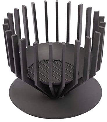 RedFire - Feuerkorb Irvin Medium Schwarz - Stahl - Feuerstelle Garten - cm - Schwarz