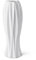 Kaitnax 12 Flower White Ceramic Vase Minimalism Style for Modern Table Shelf Home Décor White Vases for Pampas Grass, Office Decor