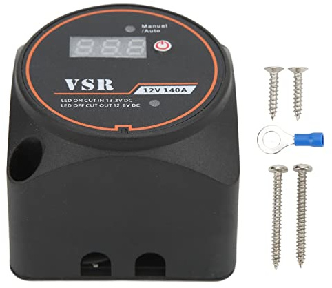 Spannungsempfindliches Relais, DC 12 V 140 A Dual-Batterie-Isolator IP67 Wasserdichter Intelligenter Batterie-Isolator für ATV UTV RV