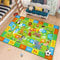 Capslpad Kinder-Spielteppich für Spielzimmer, 160 x 100 cm, rutschfester Kinderteppich mit ABC-Alphabet, Zahlen, Tiere, Lernbereich, Teppich, waschbar, Kinder-Spielmatte für Kleinkinder, Spielzimmer,