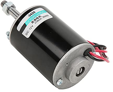 Moteur Générateur 12V 24V Moteur à Courant Continu 200W Moteur à Courant Continu à Aimant Permanent Haute Vitesse à Faible Bruit Cw Ccw Mini Moteurs électriques Brossés 30W (12V3500 tr/min)