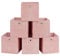 SONGMICS Storage Boxes, Set of 6 Non-Woven Fabric Boxes with Handles, 30 x 30 x 30 cm, Fit Cube Storage Unit, for Shelves, Foldable, Clothes Organisers, Jelly Pink RFB006R01
