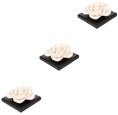 Gadpiparty 3 Stück Schreibtisch- Dekoration Badezimmer Keramik-Duftdiffusor Kleines Aroma Parfümöl Ornament Passive Stäbchen Zuhause Dekorativ Tragbar Und Nicht