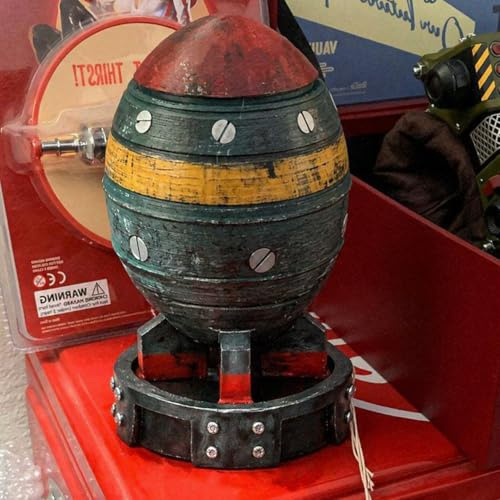 INLDY Nuke Bomb Aufbewahrungsbox, Nuklearbombe Desktop-Dekorationen, 3D öffnende Harz Rakete Skulptur Mini Nuke Statue Modell Mini Aufbewahrungsbox Dekor