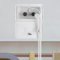 Kit Box Doccia Esterna Incasso Kit Doccia per Campeggio Car, Tubo del rubinetto con Bloccaggio per Barca Marina Accessori Camper Caravan (Bianco)